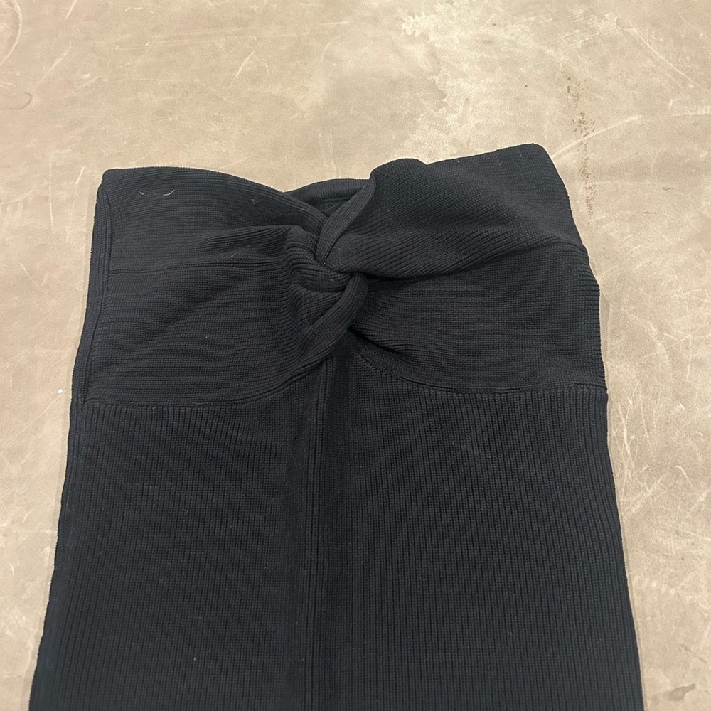 Black strapless fancy top never worn